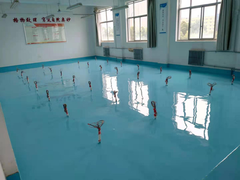 蓝田县中学实验室环氧自流平地坪